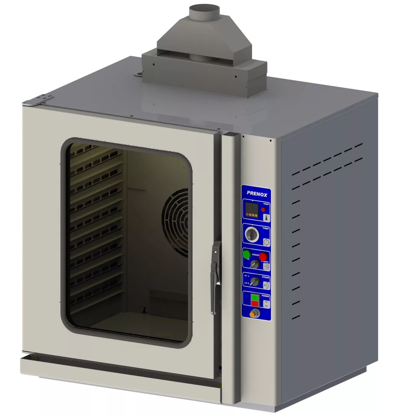 Prenox V-TEX Combi Steam Oven - Gas - 10 Pan