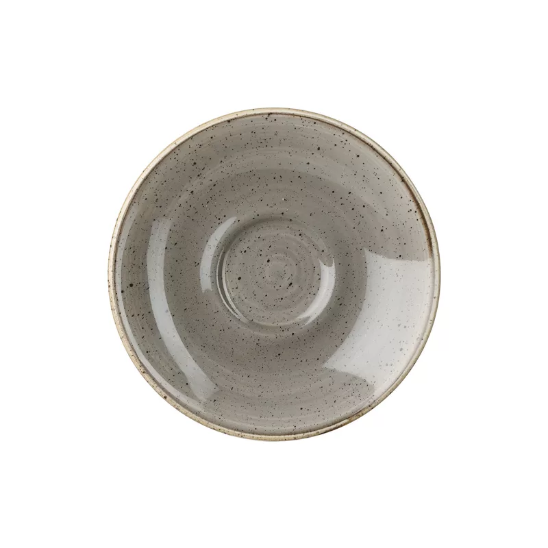 Peppercorn Grey Espresso Saucer - 11.8cm (12)